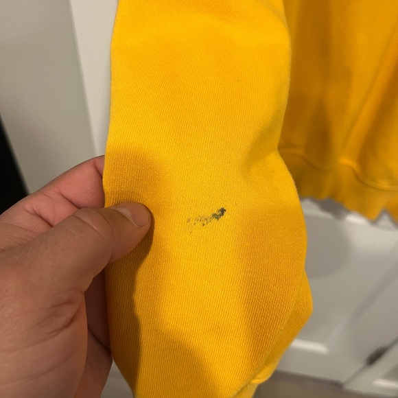 The North Face Men's Mustard Hoodie Medium - Picture 6 of 6